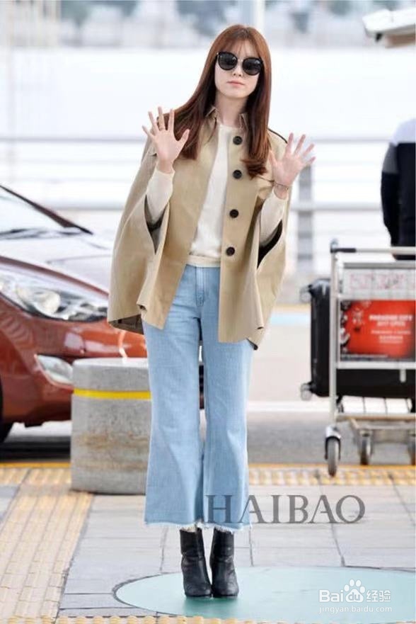 风衣如何搭阔裤?身高不同选择不同。