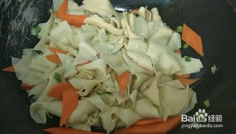 炒干豆腐的做法