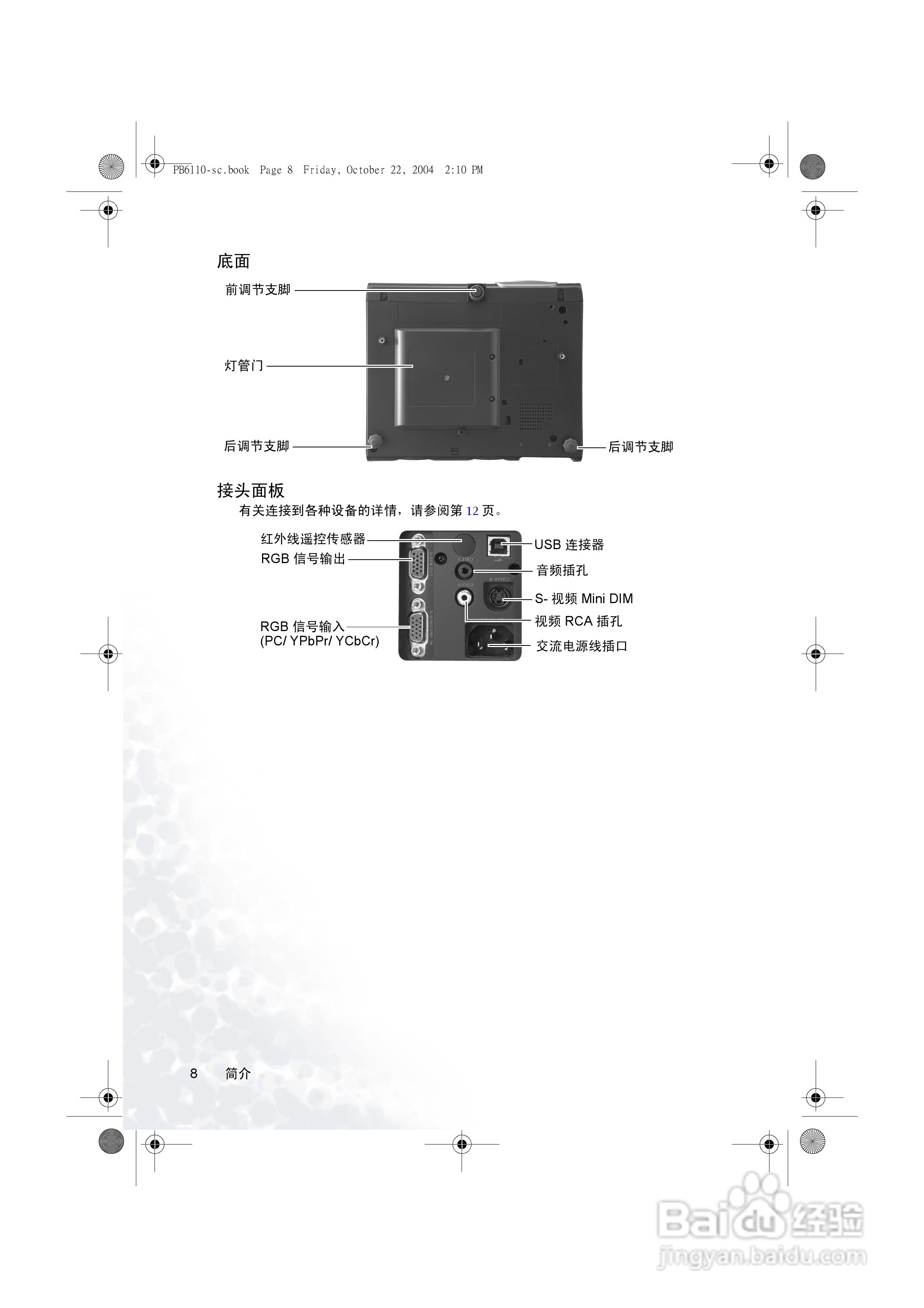 明基PB6115投影机使用说明书:[2]