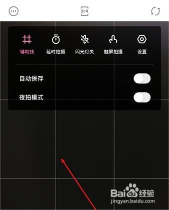 一甜相机辅助线在哪设置