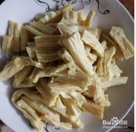 腐竹炒肉家常的做法