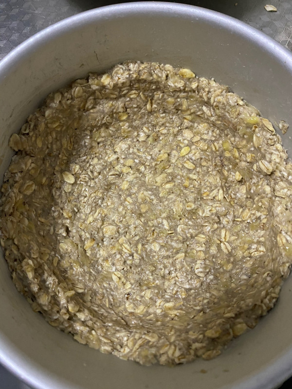 香蕉红薯燕麦派