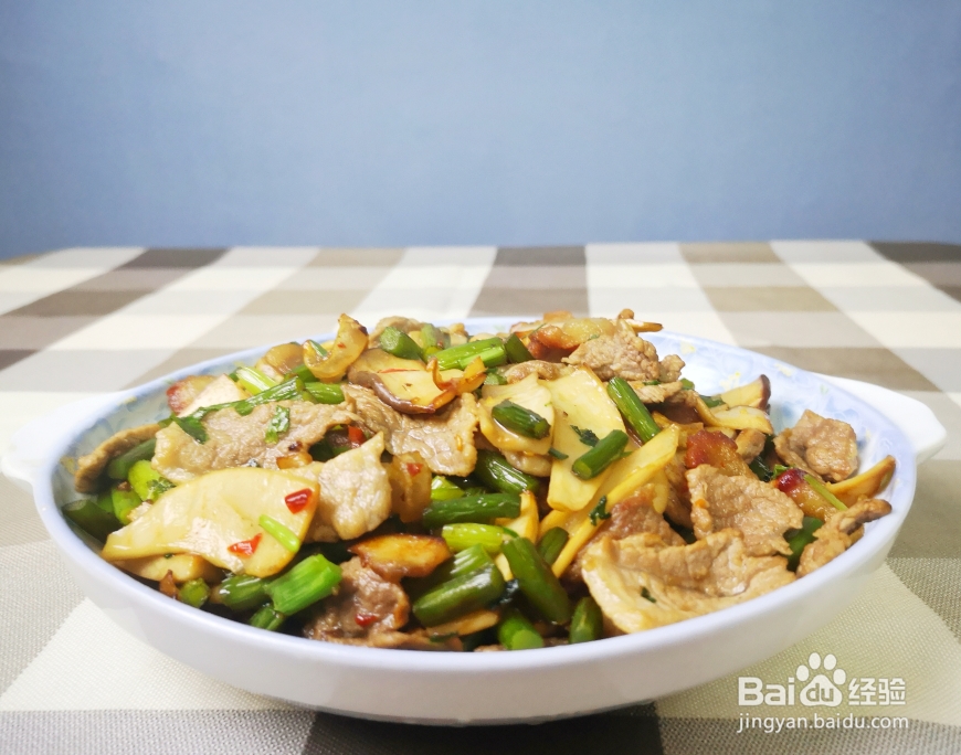 就该这样做杏鲍菇蒜苔