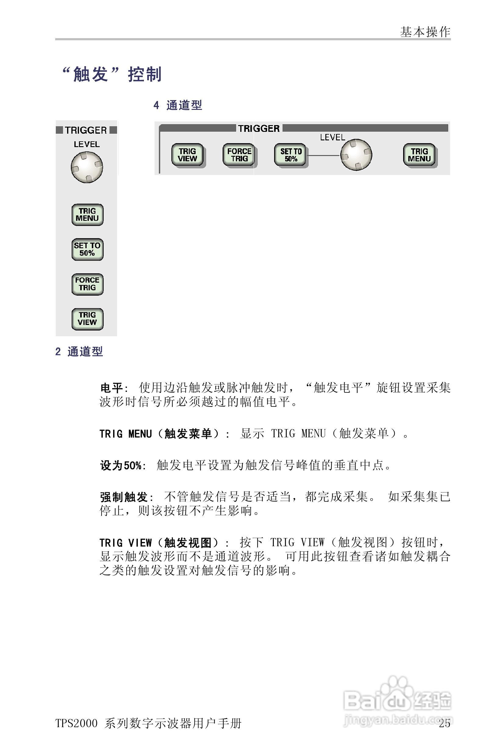 泰克TPS2024数字存储示波器用户手册:[5]