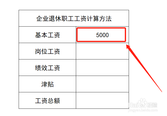 企业退休职工工资计算方法