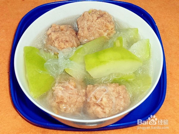 怎么做猪肉丸冬瓜粉丝汤