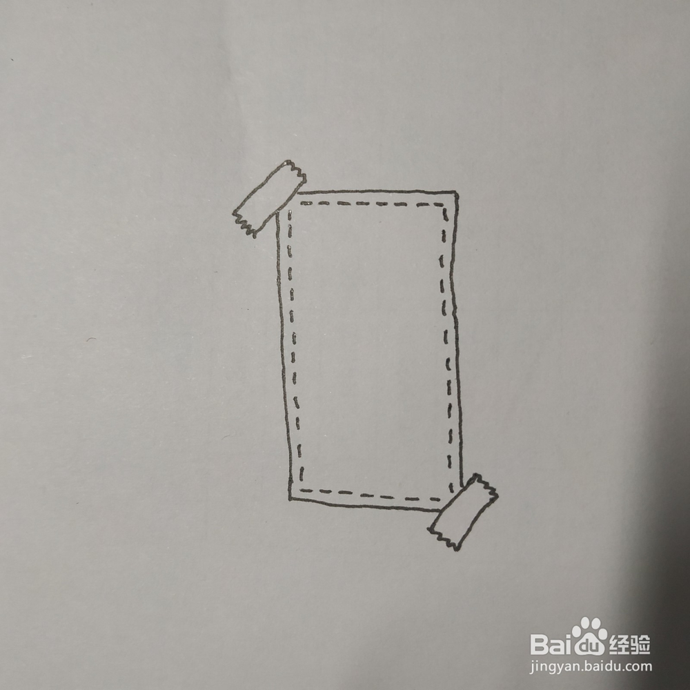 手账标签的画法