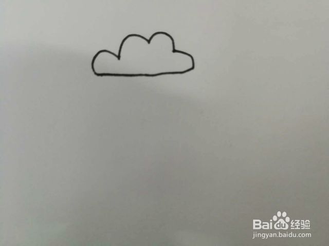 简笔画宝宝的云朵挂件[图]