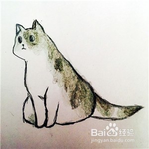 <b>怎么画一只不均匀灰度颜色的小猫</b>