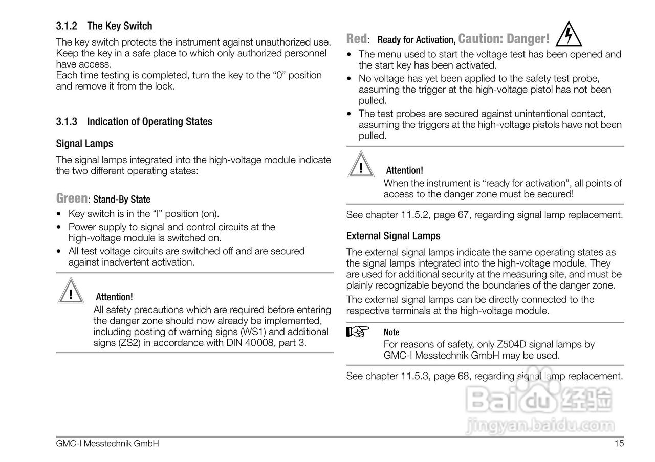 PROFITEST 204安规测试仪使用说明书:[2]