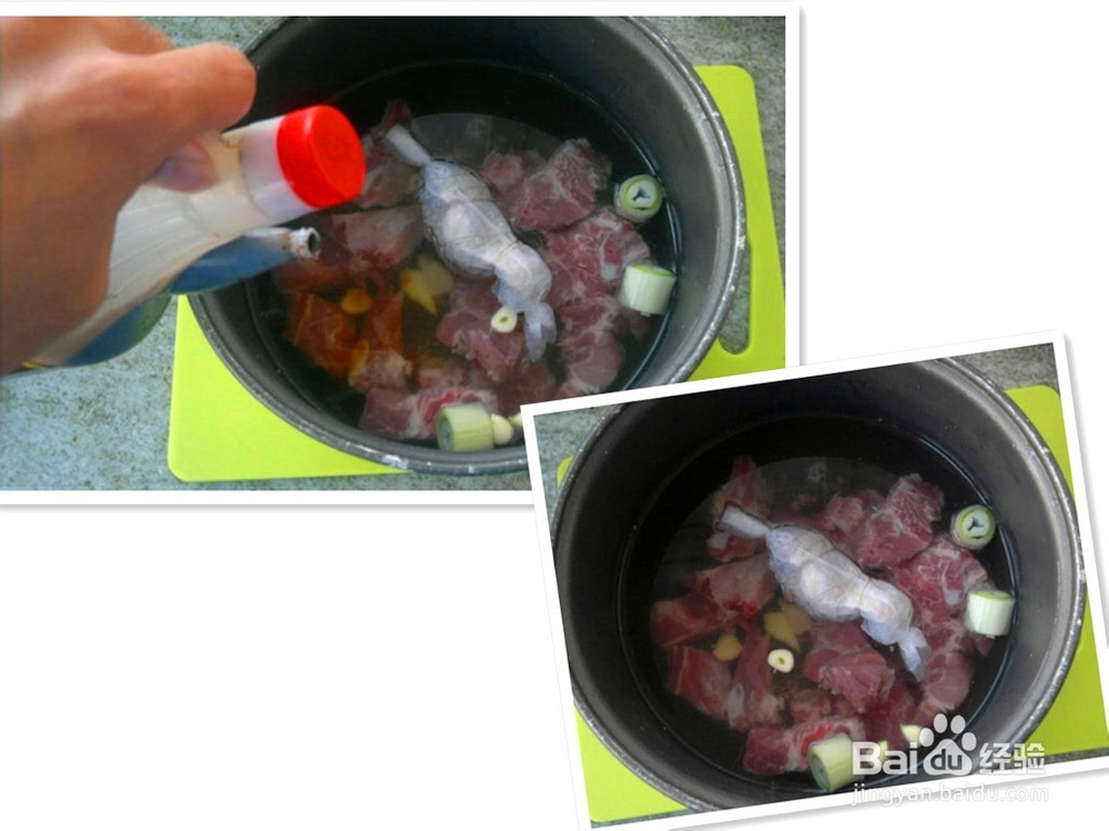 老汤炖排骨（四步法）。