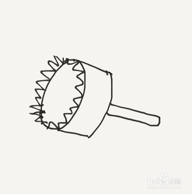 涂鸦系列之如何画开孔器