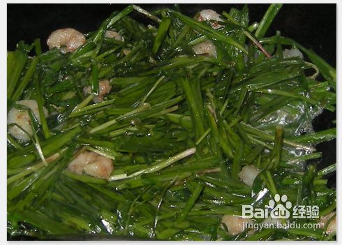 韭菜虾仁怎么弄