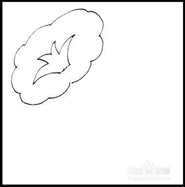 怎样画简笔画（花卉）：[7]牵牛花