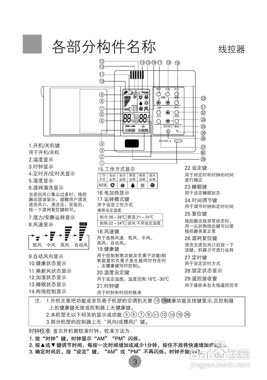 海尔KR(d)-71N/E空调使用说明书:[1]