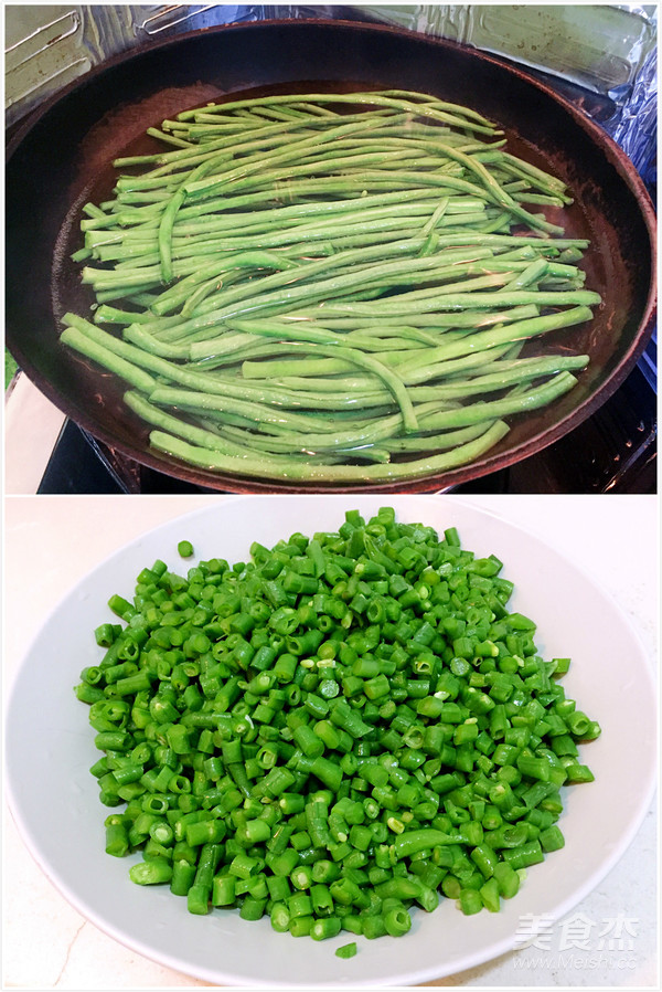 豆角炒饭的做法