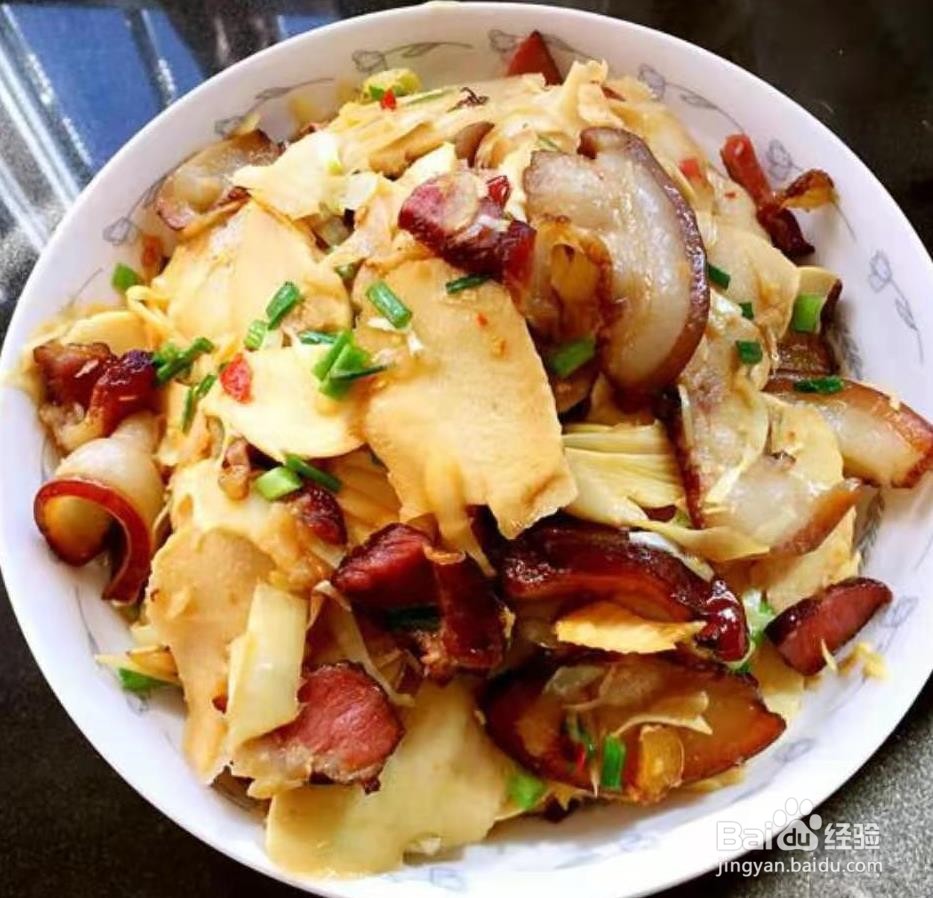 竹笋炒腊肉的家常做法