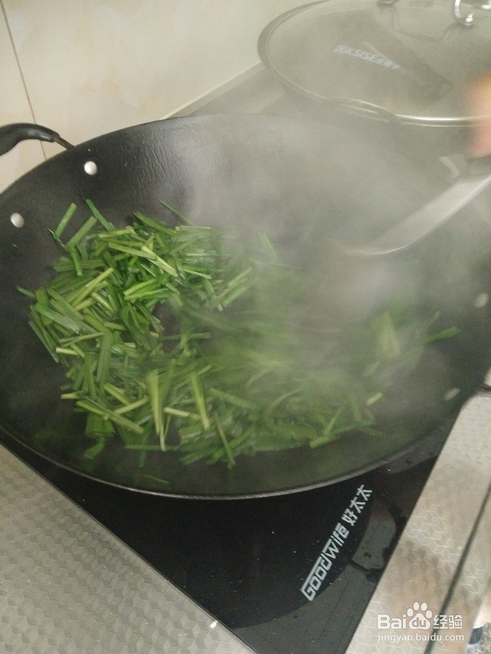 快速炒韭菜的做法