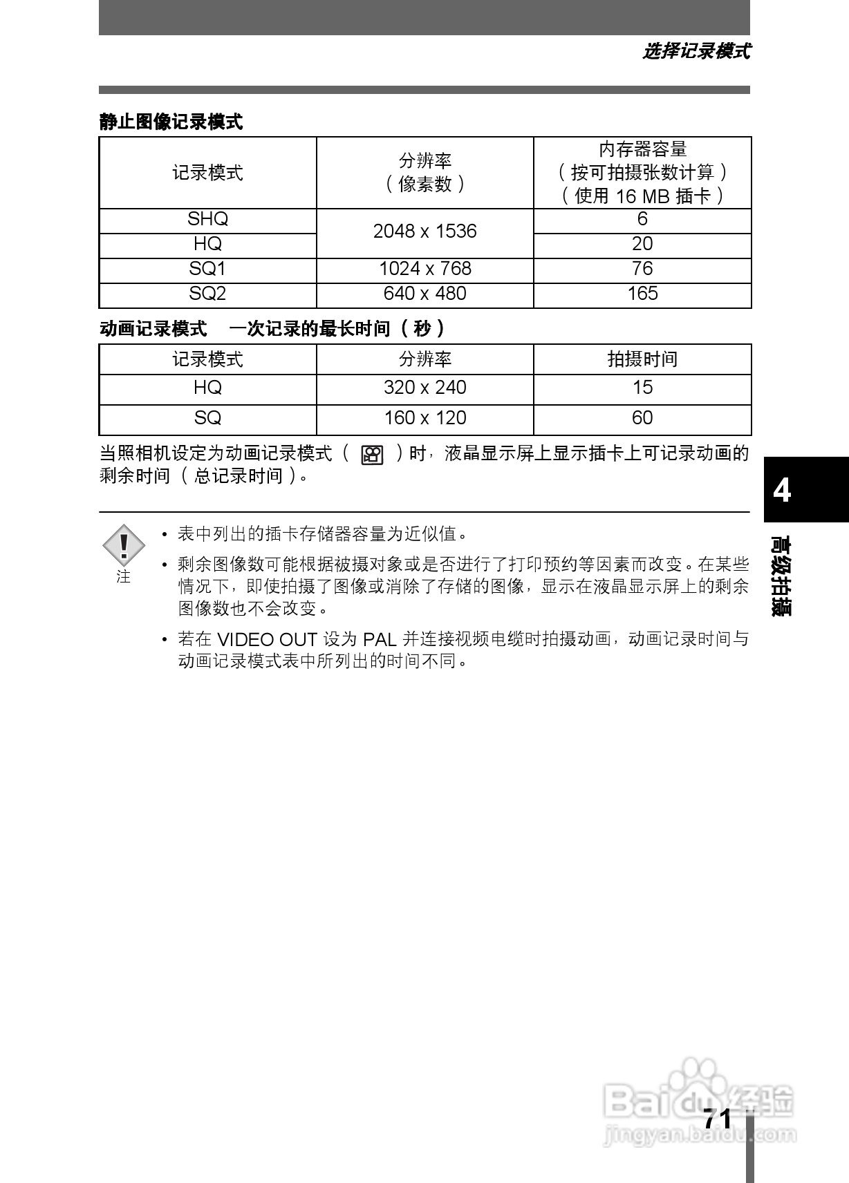 Olympus奥林巴斯X-200数码相机说明书:[8]