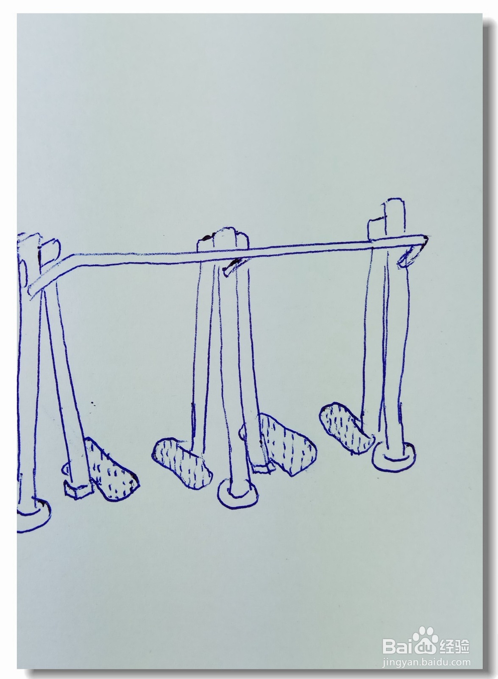 怎样画简笔画“健身器材跑步器”
