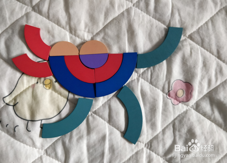 用幼儿积木怎么拼鸸鹋?