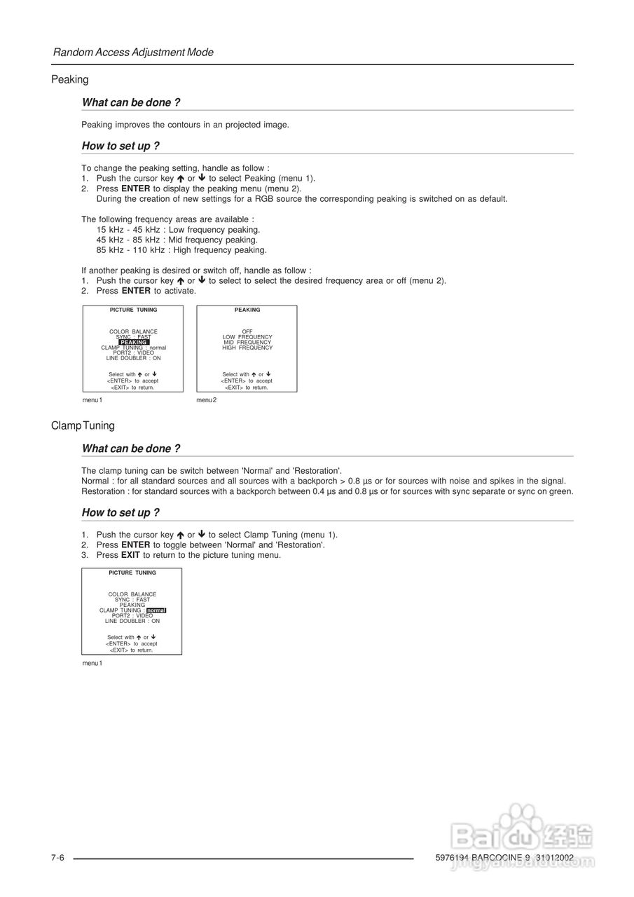 Barco巴可 Cine 9投影机说明书:[5]