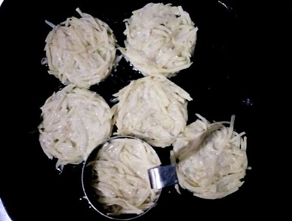 #10分钟早餐大挑战#土豆丝饼