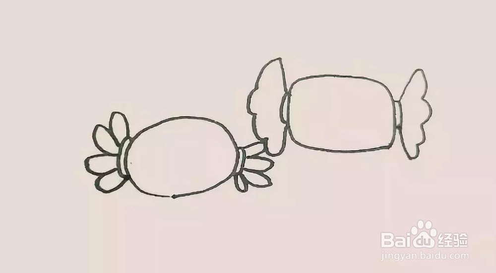 如何教孩子2分钟快速画糖果