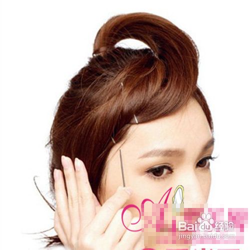 DIY森女系精致优雅盘发