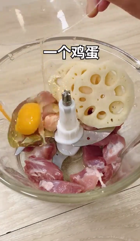 莲藕丸子怎么做