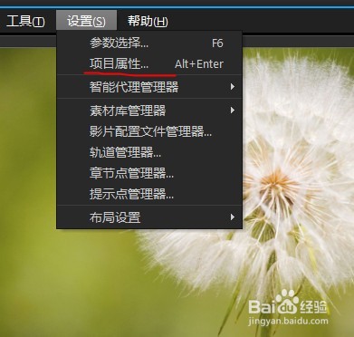 绘声绘影如何修改项目尺寸