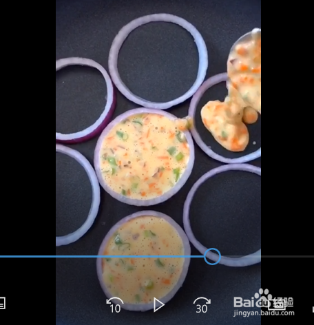 洋葱鸡蛋饼的制作方法