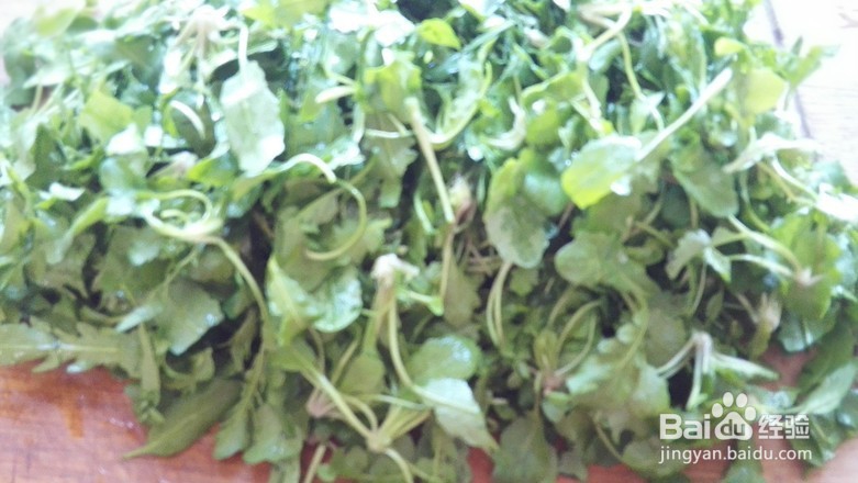 荠菜炒肉丝的做法