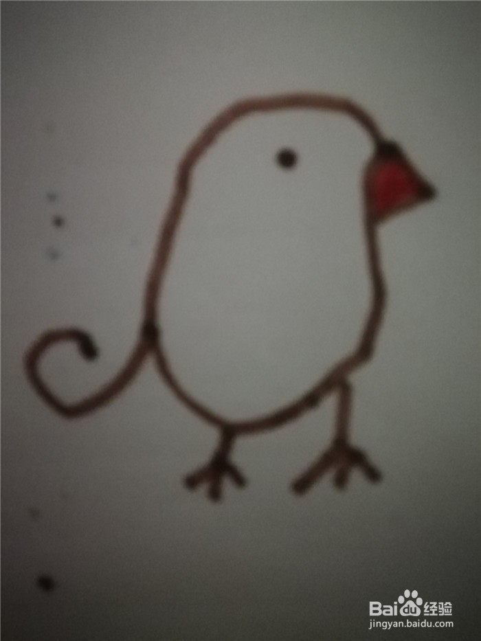 怎么样用简笔画画小鸡