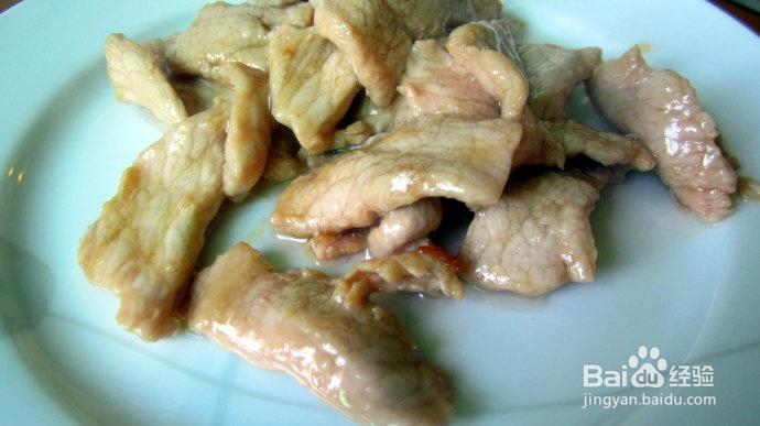 油亮清脆的杏鲍菇炒肉片