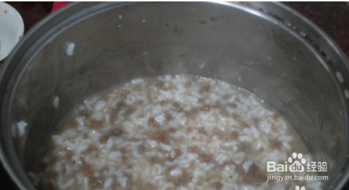 在家制作牛肉粥方法