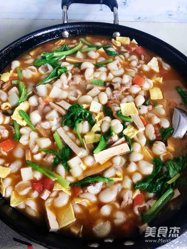 多鲜烩麻食的做法