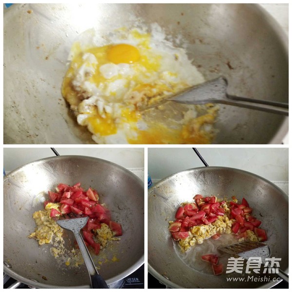 西红柿鸡蛋凉皮