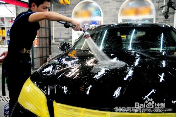 汽车美容镀晶施工流程