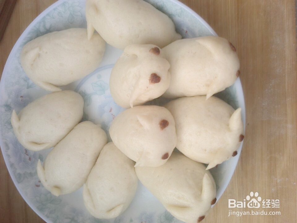 儿童食谱之小兔子豆沙包