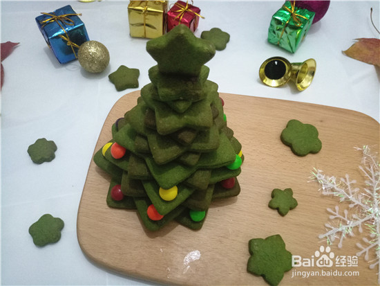 圣诞树饼干的做法