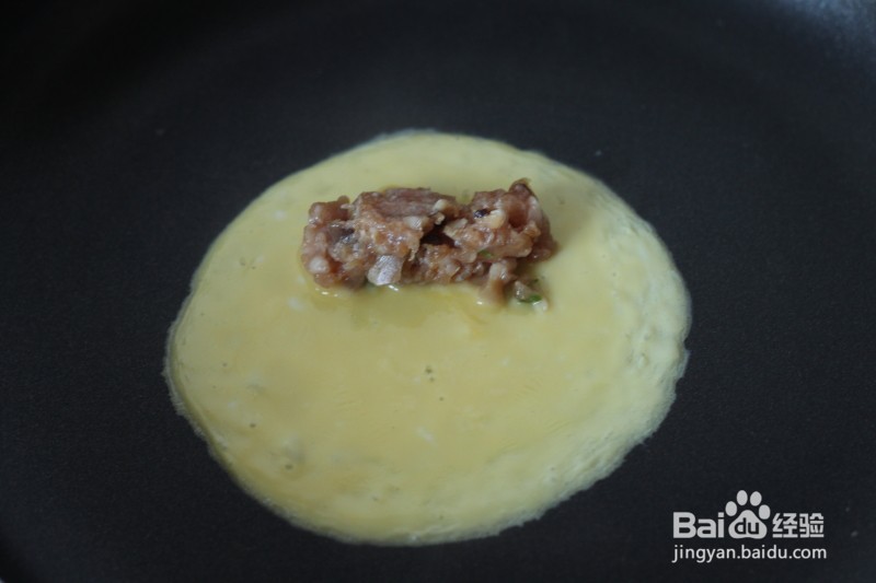 鲜肉蛋饺的做法