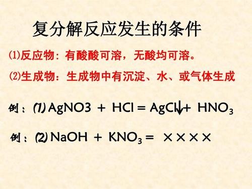 盐与盐反应需要什么条件拜托各位大神