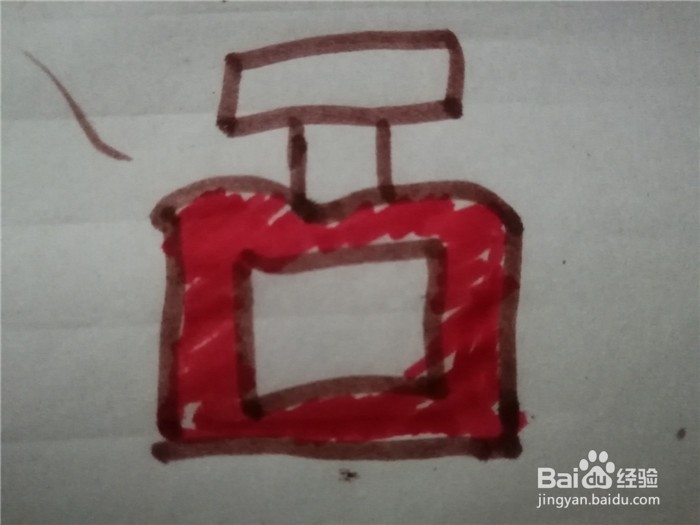 怎么样用简笔画画香水瓶
