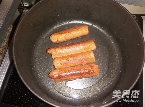 叉烧火腿早餐