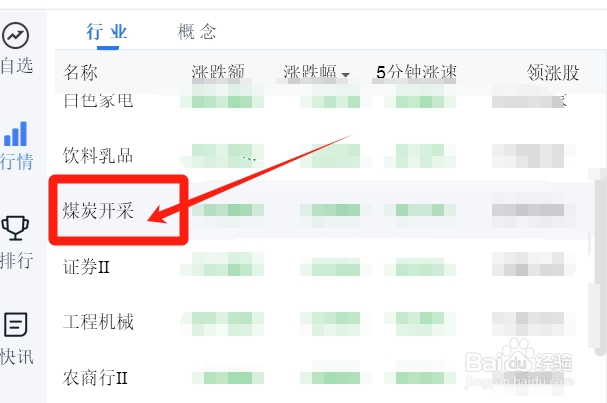 QQ上如何查看煤炭开采类股票的换手率？