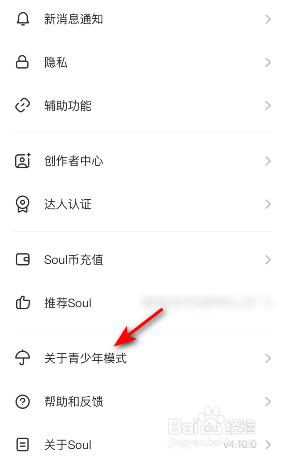 Soul怎么开启青少年模式