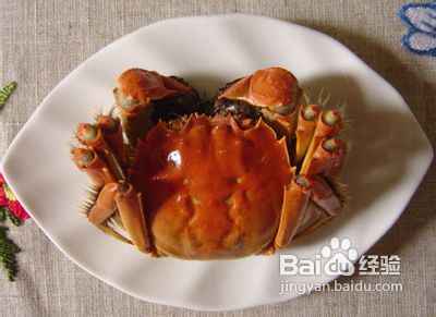 清蒸螃蟹的吃法