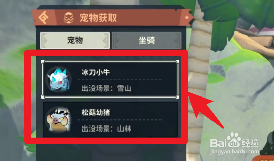 狩猎时刻宠物如何获得