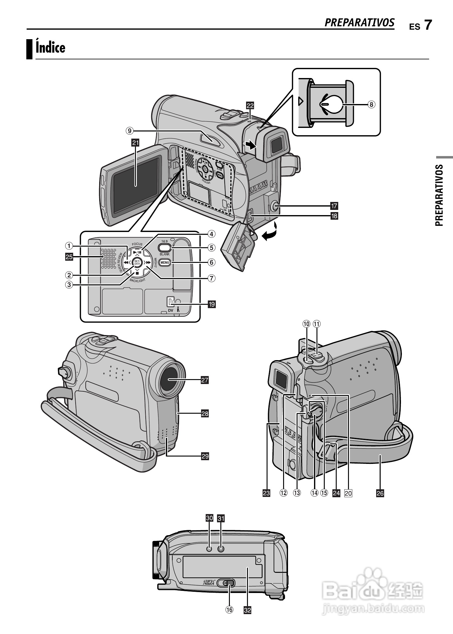 JVC GR-D347U DIGITAL VIDEO CAMERA摄像机说明书:[6]